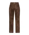 Misbhv Belt-loop Casual Pants In Green