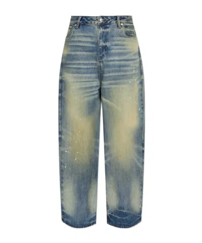Misbhv Belt Loop Jeans In Blue