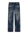 Misbhv Belt Loop Jeans In Blue