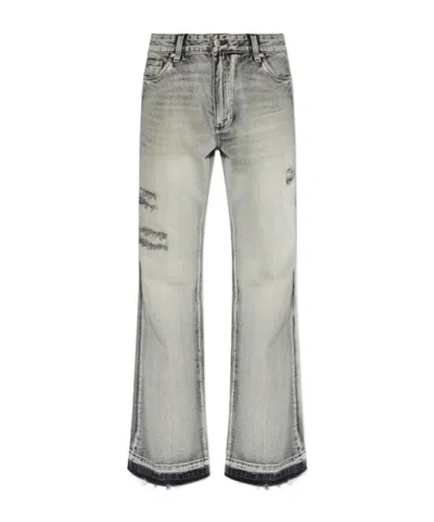 Misbhv Belt Loop Jeans In Gray
