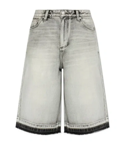 Misbhv Belt Loop Shorts In Gray