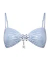 Misbhv Hollywood Bikini Top In Blue