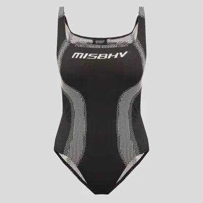 MISBHV MISBHV BLACK AND WHITE SPORT ACTIVE WEAR JUMPSUIT