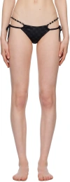 Misbhv Black Chain Bikini Bottom In Black