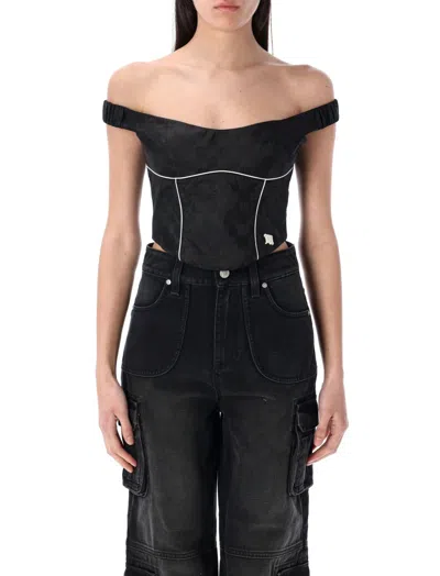 Misbhv Black Corset Style Top