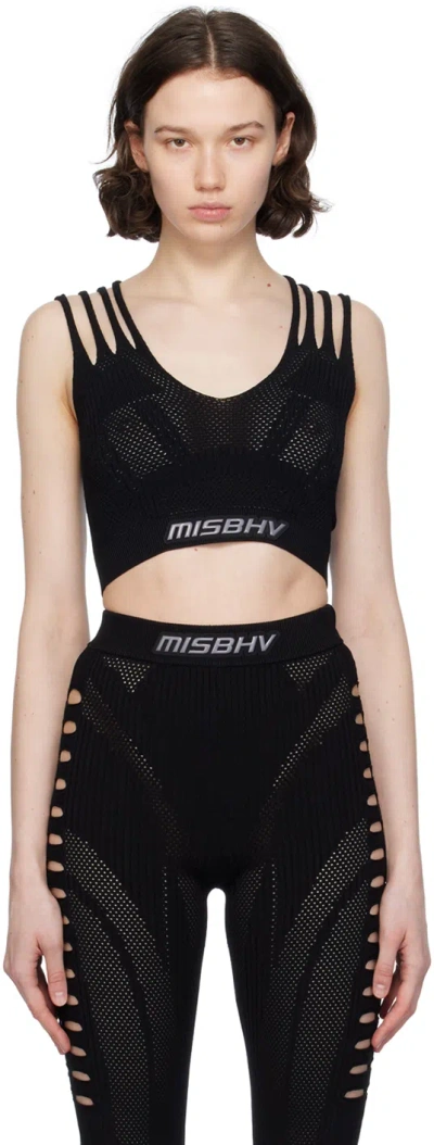 Misbhv Future Sport Mesh Top In Black
