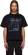 Misbhv Black 'hollywood' T-shirt In Black