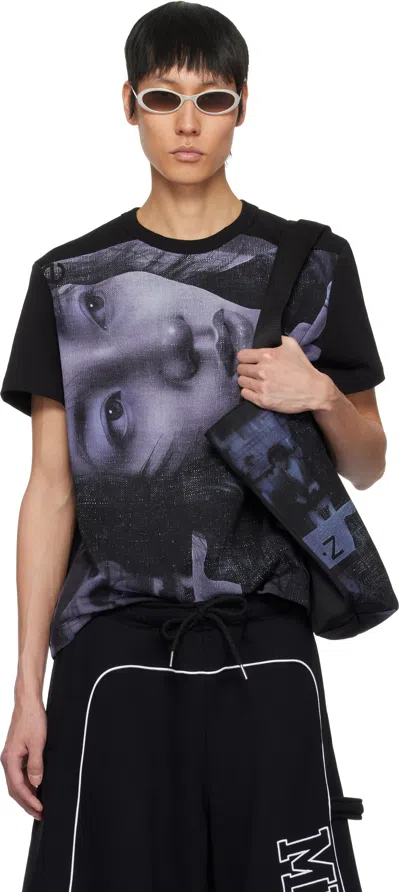Misbhv Black Maciej Kość Edition Small T-shirt In Mlc