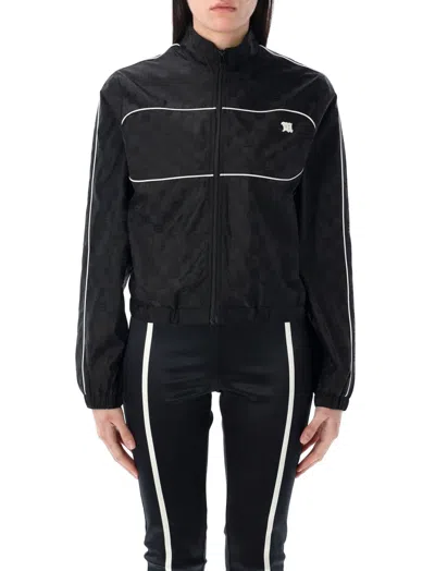 MISBHV BLACK MONOGRAM-PRINT JACKET
