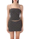 Misbhv Monogram-print Tank Top In Black