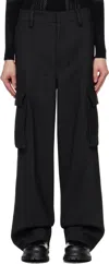 Misbhv Office Pinstripe Tailored Trouser In Black In Black