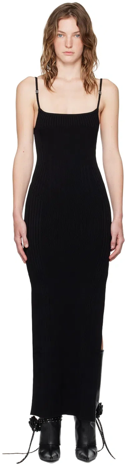 Misbhv Black Seamless Maxi Dress