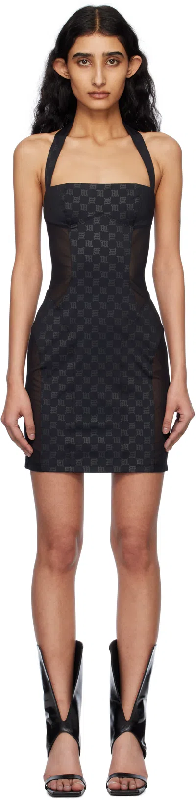 Misbhv Black Shape Up Minidress