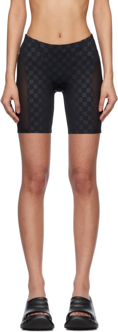 MISBHV BLACK SHAPE UP SHORTS