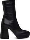Misbhv Black 'the Pop Platform' Boots In Black