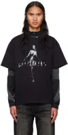Misbhv Stud-detailed Crewneck T-shirt In Black