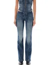 Misbhv Lara Laced Flare Leg Jeans