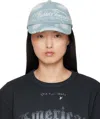 Misbhv Blue 'forever' Denim Cap In Blue