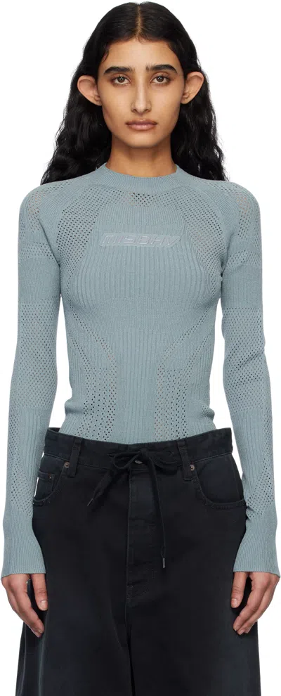 Misbhv Blue Future Sport Longsleeve Top