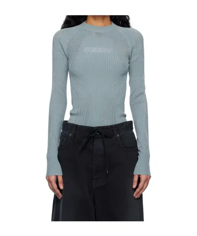 Misbhv Blue Future Sport Longsleeve Top In Gray