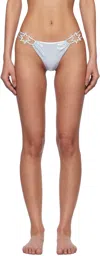 Misbhv Blue Hollywood Bikini Bottom In Blue