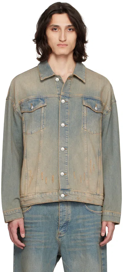 Misbhv Blue Sunset Wash Denim Jacket
