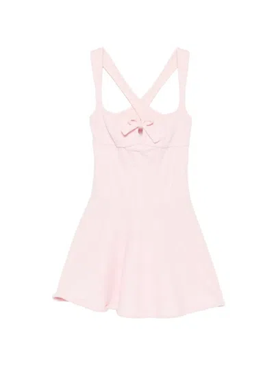 Misbhv Bow-embellishment Mini Dress In Pink