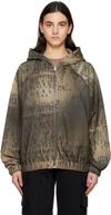 Misbhv Brown Typewriter Hoodie In Brown