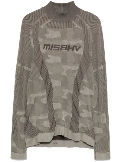 Misbhv Camo Sport Sweater In 褐色