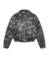 Misbhv Camouflage Pattern Down Jacket In Black