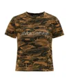 Misbhv Camouflage Printed T-shirt In Brown