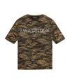 Misbhv Camouflage Printed T-shirt In Brown