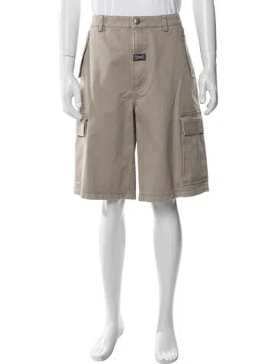 Pre-owned Misbhv Cargo Shorts In Neutral