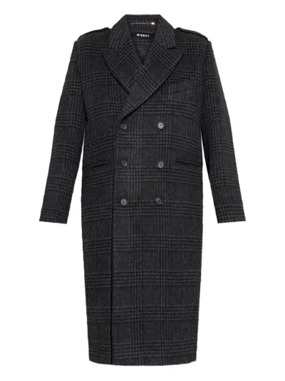 MISBHV CHECKED DOUBLE-BREASTED COAT