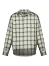 Misbhv Checked Quilted Overshirt In Multi