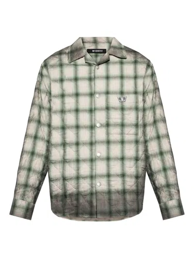 MISBHV CHECKED QUILTED OVERSHIRT