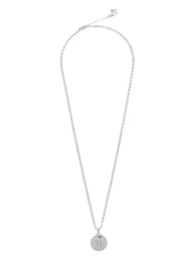 Misbhv 圆形吊饰项链 In Silver