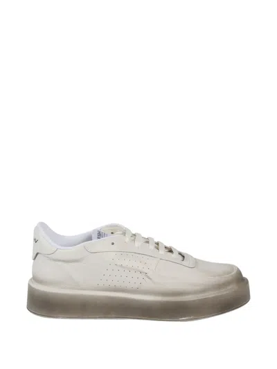 Misbhv City Perforated Leather Sneakers In Neutral