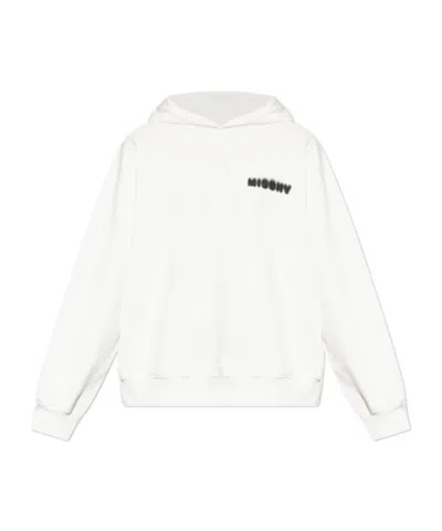 Misbhv Logo-print Hoodie In White