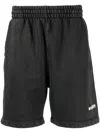 Misbhv Community Logo-print Track Shorts In Grey