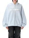 Misbhv Community Zipped Hoodie In Blue
