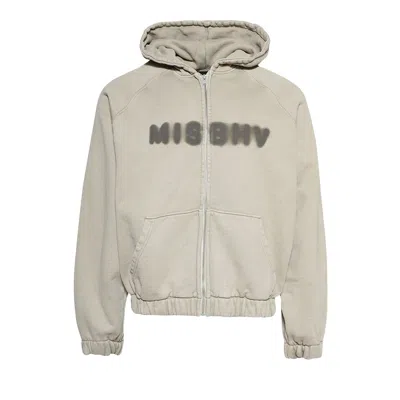 Pre-owned Misbhv Community Zipped Hoodie 'vintage Beige' | Tan | Men's Size L