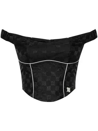 Misbhv Corset Style Top In Black