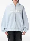 Misbhv Community Zipped Hoodie In Blue
