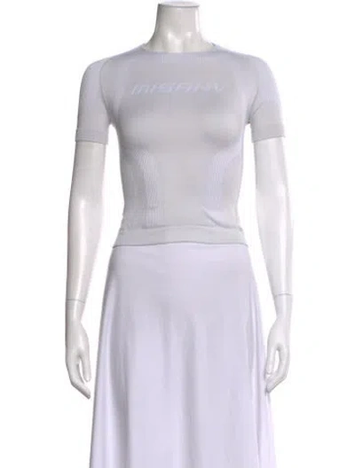 Pre-owned Misbhv Crew Neck Short Sleeve Top In Black