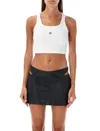 Misbhv White 'm' Tank Top In White