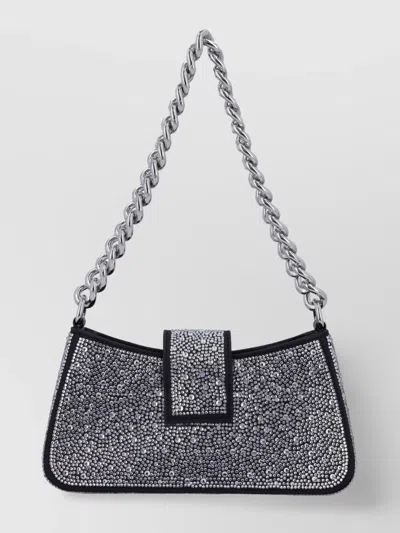 MISBHV CRYSTAL MINI BAG RHINESTONE STRAP
