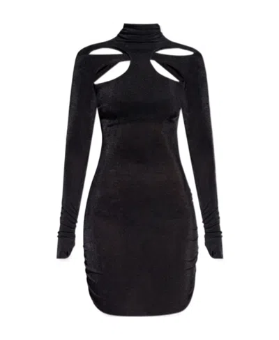Misbhv Cut Out-detail Mini Dress In Black