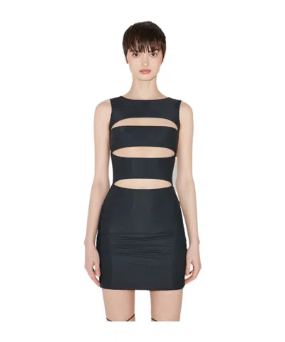 Misbhv Cut-out Mini Dress In Black