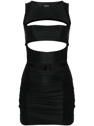 Misbhv Minikleid Mit Cut-out In Schwarz